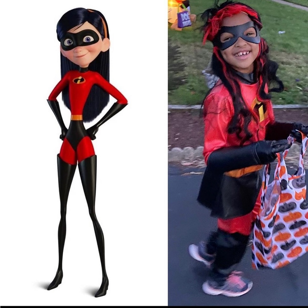 Costume- Incredibles Violet Kids Size 7/8